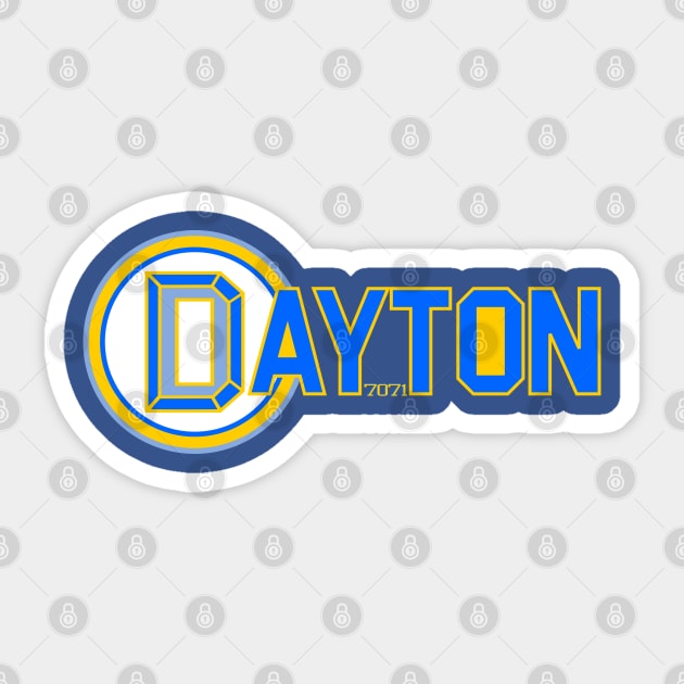 Modernized Dayton Marcos Sticker by 7071